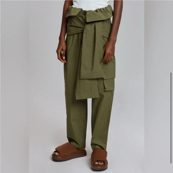 The Frankie Shop Conan Cargo Pants Army Green Size XS/S - Picture 12 of 12